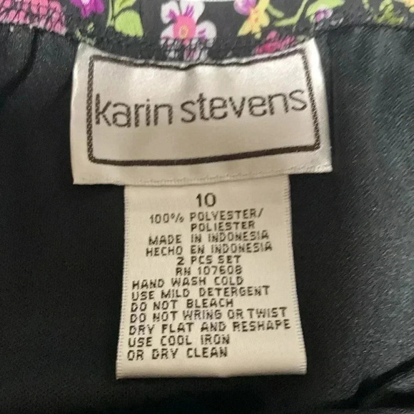 KARIN STEVENS Women’s Blouse & Skirt set. Size 10. Beautiful Set. - Picture 5 of 5